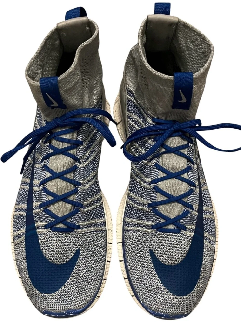 Nike Free Flyknit Mercurial 5.0 Mens 10 Wolf Frey Game Royal Colorway 805554-003